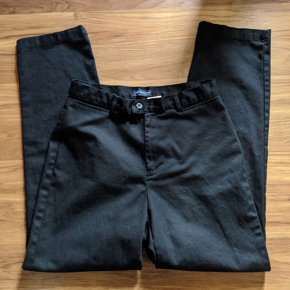 ✨Dockers Black Long Work Pants 10